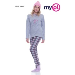 PIGIAMA DONNA MYPI 92% COTONE 8% POLIESTERE