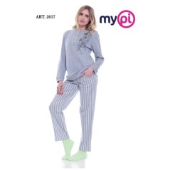 PIGIAMA DONNA MYPI 92% COTONE 8% POLIESTERE