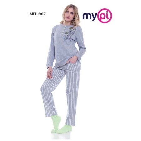 PIGIAMA DONNA MYPI 92% COTONE 8% POLIESTERE