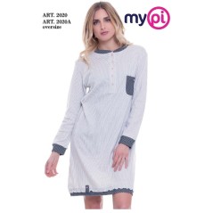 PIGIAMA CANOTTA DONNA OVER MYPI 100% COTONE