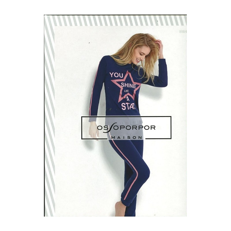 PIGIAMA DONNA PARICOLLO IRINA TAG. L/XL