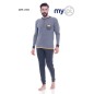 PIGIAMA UOMO MYPI 92% COTONE 8% POLIESTERE