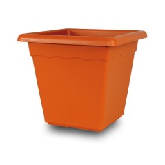 VASO VULCANO QUADRO CM.32 32X32X26H BIANCO