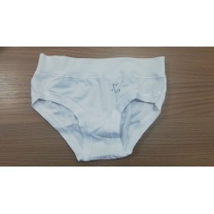 PANTY BIMBA CON BORCHIE BIANCO