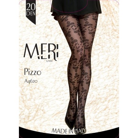 CALZA COLLANT PIZZO NERO TAG.1-2