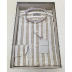 CAMICIA UOMO ART.GIG MOD.COREANA BEIGE MIS.37-44