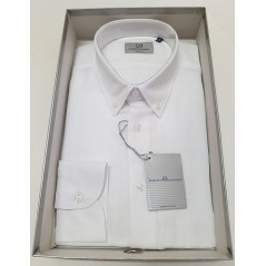 CAMICIA UOMO ART.LINO MOD.239 B.D. BIANCO MIS.37-47