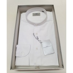 CAMICIA UOMO ART.POP MOD.COREANA BIANCO MIS.37-47