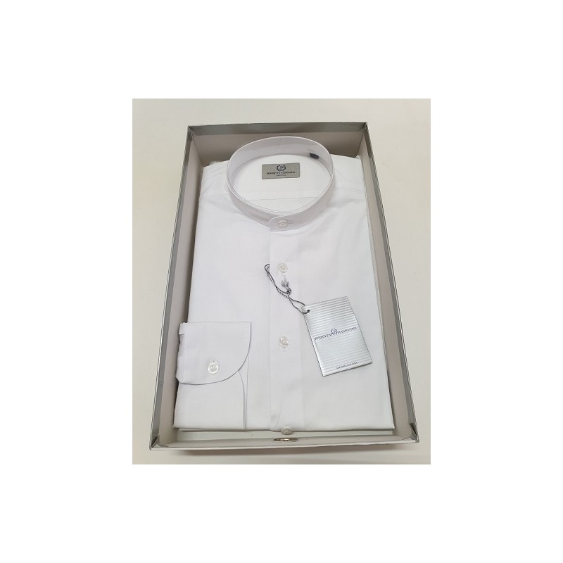 CAMICIA UOMO ART.POP MOD.COREANA BIANCO MIS.37-47