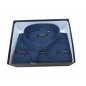 CAMICIA UOMO MAN.LUN. COVERI COL. BOT.DOWN BLU.TAG.XL