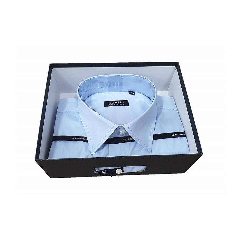 CAMICIA UOMO MAN.LUN. COVERI COL. COLLO CLAS.CIE.TAG.L