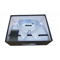 CAMICIA UOMO MAN.LUN. COVERI COL. BOT.DOWN F.1 TAG.L