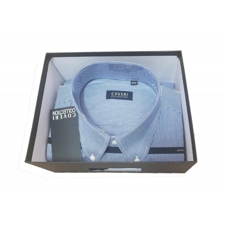 CAMICIA UOMO MAN.LUN. COVERI COL. BOT.DOWN F.2 TAG.L