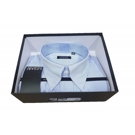 CAMICIA UOMO MAN.LUN. COVERI COL. COLLO CLAS. F.1 TAG.M