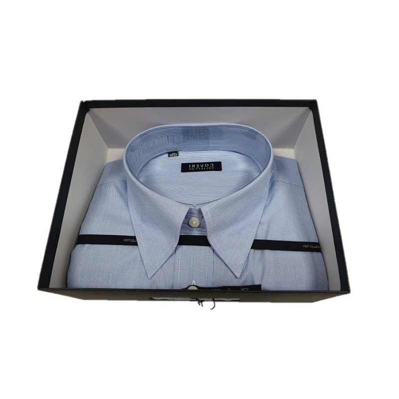 CAMICIA UOMO MAN.LUN. COVERI COL. COLLO CLAS. F.4 TAG.L