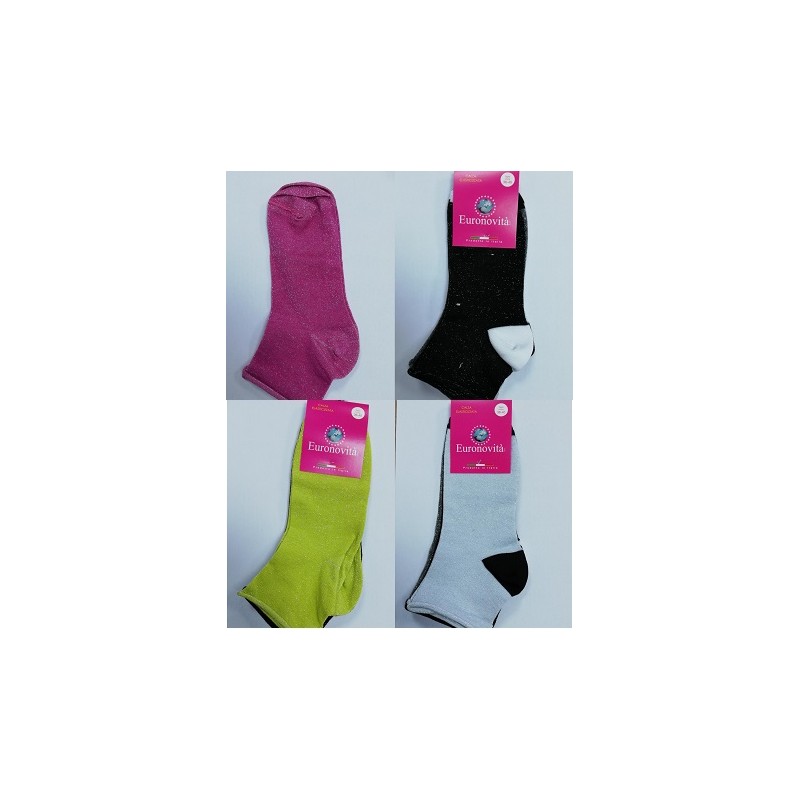 CALZA CICLISTA DONNA COTONE T.U.COLORI