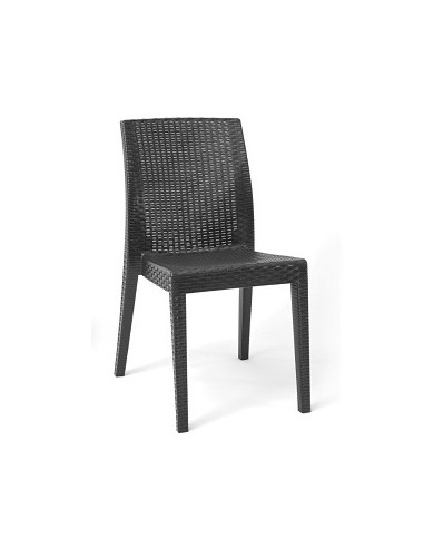 RATTAN SEDIA SIENA S/BRACCIOLI ANTRACITE