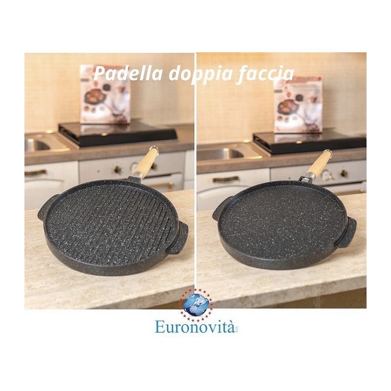 GRIGLIA DOPPIA FACCIA MEDIA 28CM