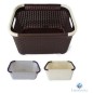 CESTO PER BIANCHERIA RATTAN 31LT 50X31,5X23,5CM COL. ASS.TI