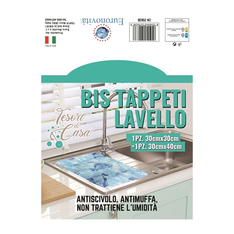 TAPPETO SOFT LAVELLO BIS 30X30-30X40CM