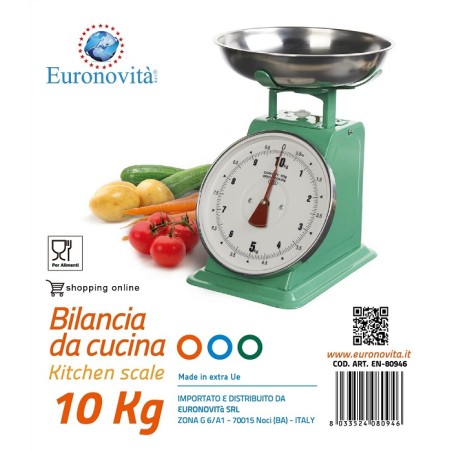 BILANCIA COLORATA 10KG COL.ASS.TI