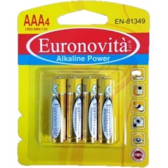 BATTERIE MINISTILO ALKALINE SET4PZ