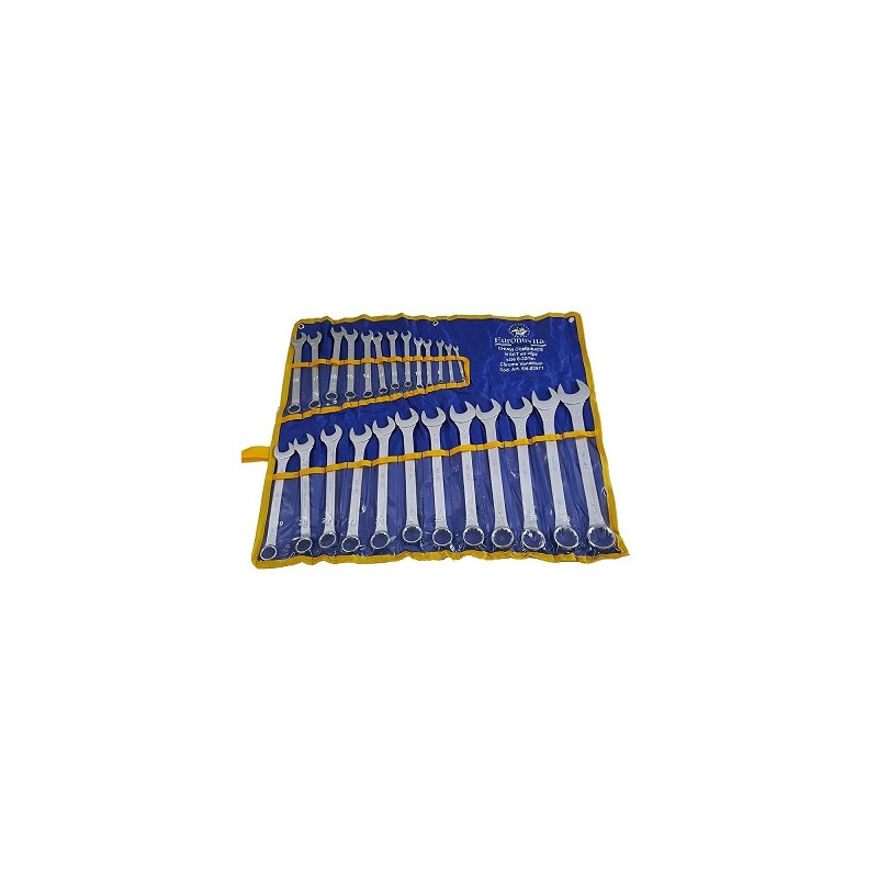 CHIAVI COMB. SET 25PZ LUCIDE 6-32MM C/FODERO