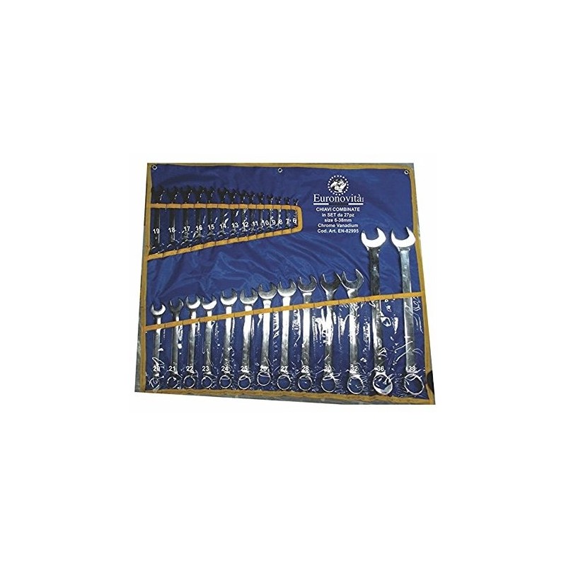 CHIAVI COMB. SET 27PZ LUCIDE 6-38MM C/FODERO