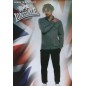 TUTA LONSDALE UOMO FULL ZIP MEDIUM GREY MELANGE