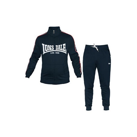 TUTA LONSDALE UOMO FULL ZIP REAL NAVY