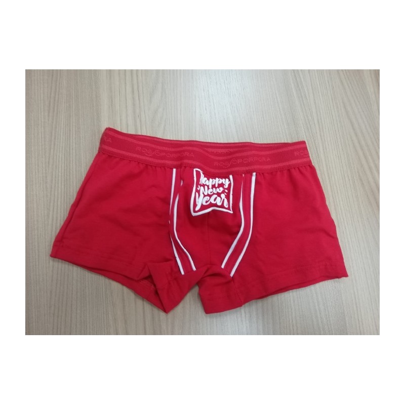 BOXER BOY SINGOLO ROSSO TAG.14/15