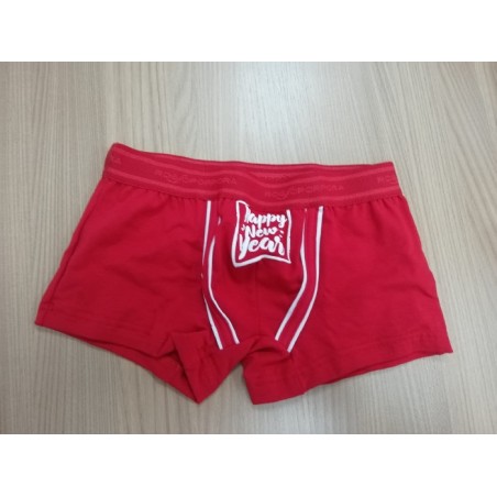 BOXER BOY SINGOLO ROSSO TAG.14/15