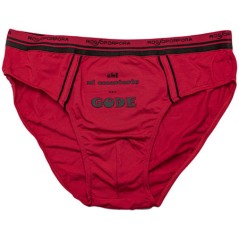 SLIP UOMO SINGOLO ROSSO TAG.L/5