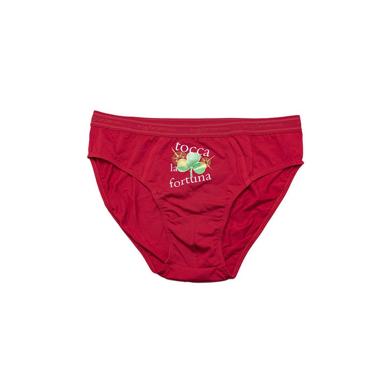 SLIP UOMO SINGOLO ROSSO TAG.L/5