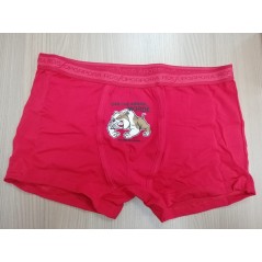 BOXER UOMO SINGOLO ROSSO TAG.L/5