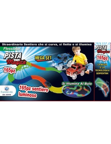 GIOCO PISTA 165PZ FLUORESCENTE