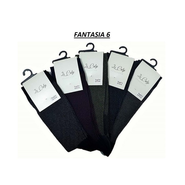 CALZA UOMO CORTA IN COT. MODA CF 3PZ