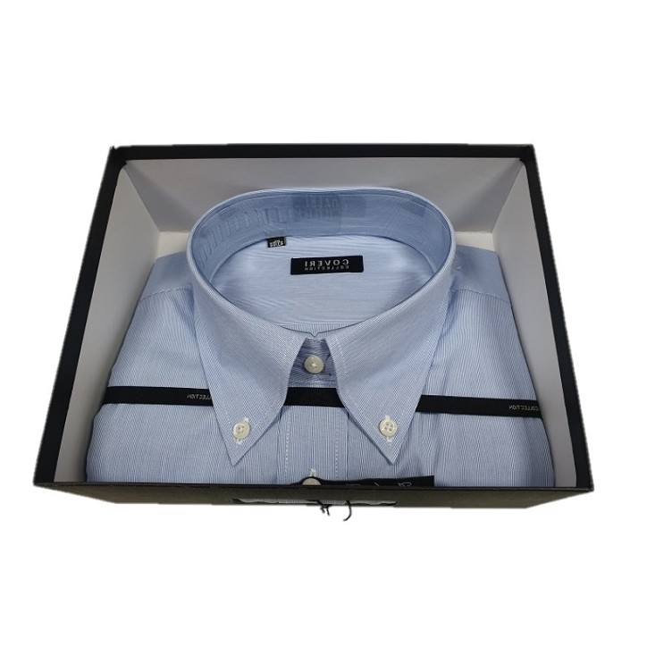 CAMICIA UOMO MAN.LUN. COVERI COL. BOT.DOWN F.4 TAG.XL