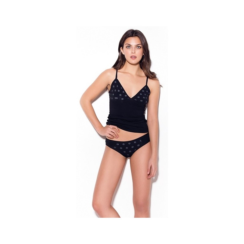 CANOTTA S/S-SLIP COORDINATO ASSORTITO TAG.S3