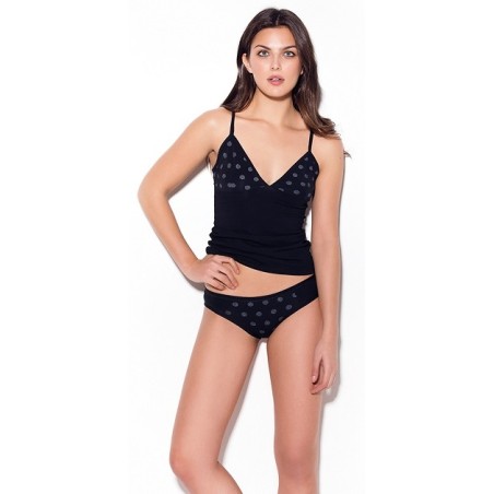 CANOTTA S/S-SLIP COORDINATO ASSORTITO TAG.S3