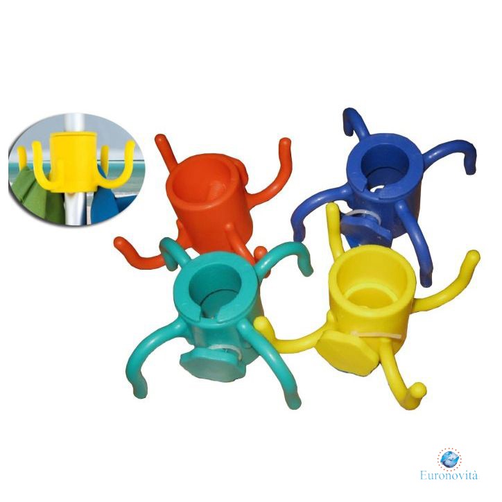 PORTAOGGETTI IN PLASTICA CON VITI