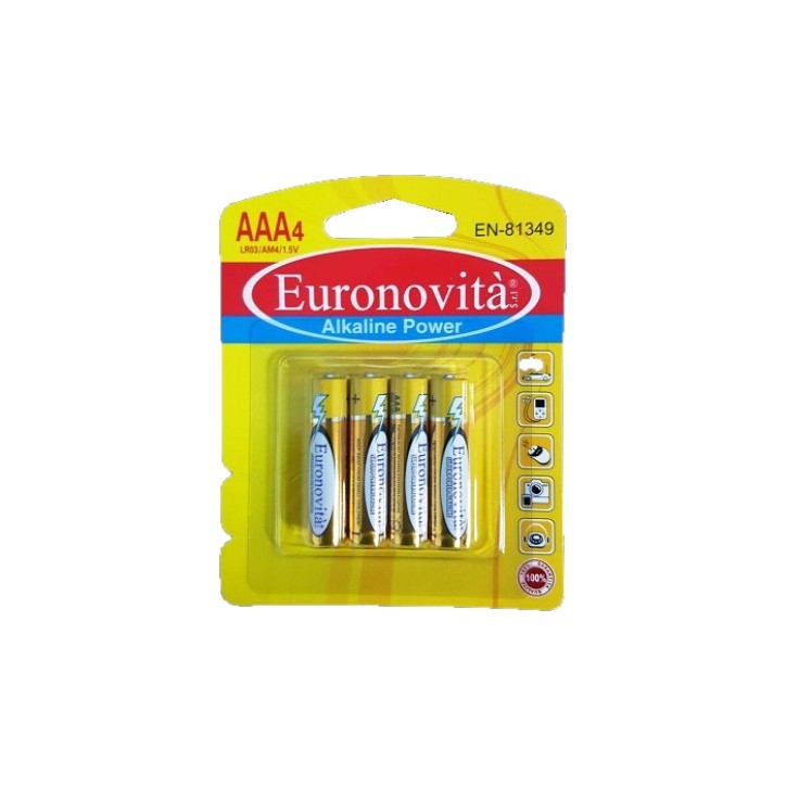 BATTERIE MINISTILO ALKALINE SET4PZ