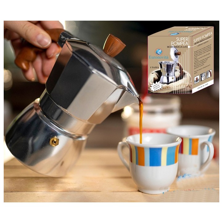 CAFFETTIERA RADICA LUSSO 2TZ MAN. NOCE