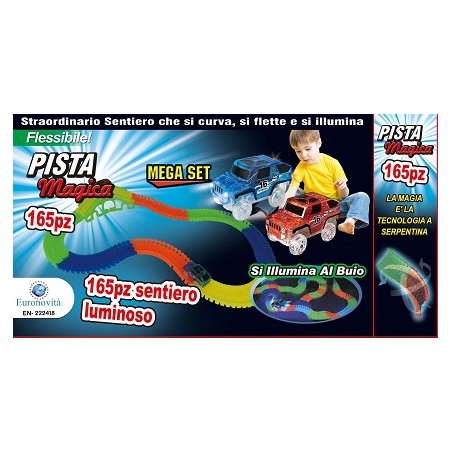 GIOCO PISTA 165PZ FLUORESCENTE