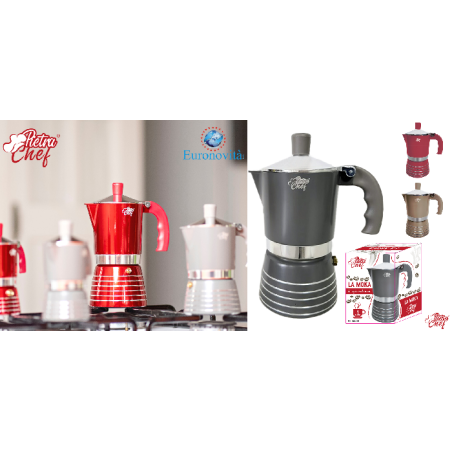 CAFFETTIERA COLORATA  1 TZ LINEA PIETRA CHEF