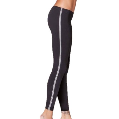 LEGGINGS DONNA SINGOLO ASSORTITO CORTO C/ELASTICO TAG.M-L