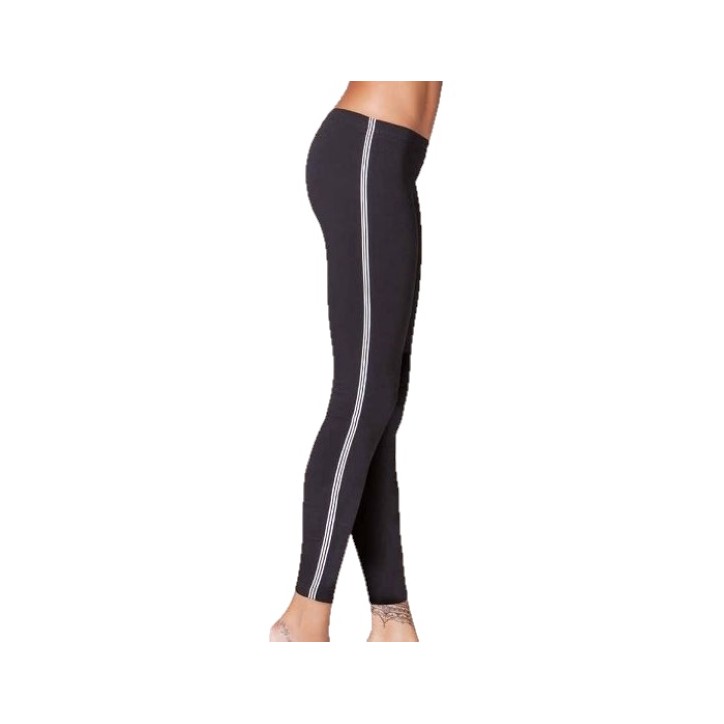 LEGGINGS DONNA SINGOLO ASSORTITO CORTO C/ELASTICO TAG.M-L