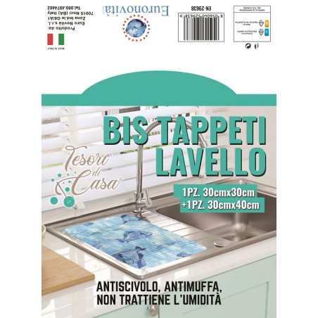 TAPPETO SOFT LAVELLO BIS 30X30-30X40CM