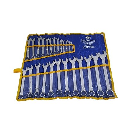 CHIAVI COMB. SET 25PZ LUCIDE 6-32MM C/FODERO