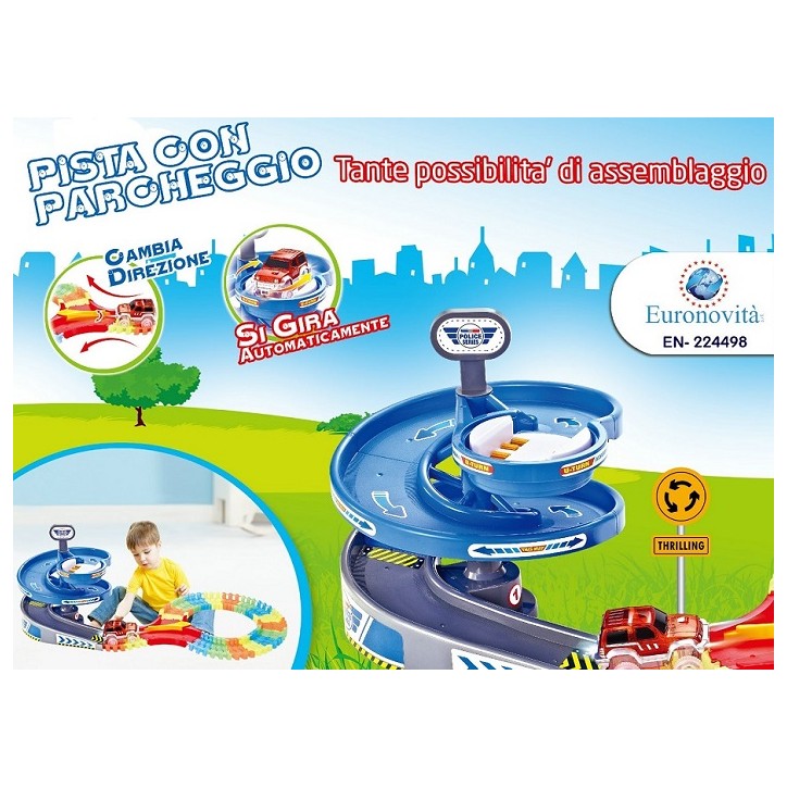 GIOCO PISTA C/PARCHEGGIO
